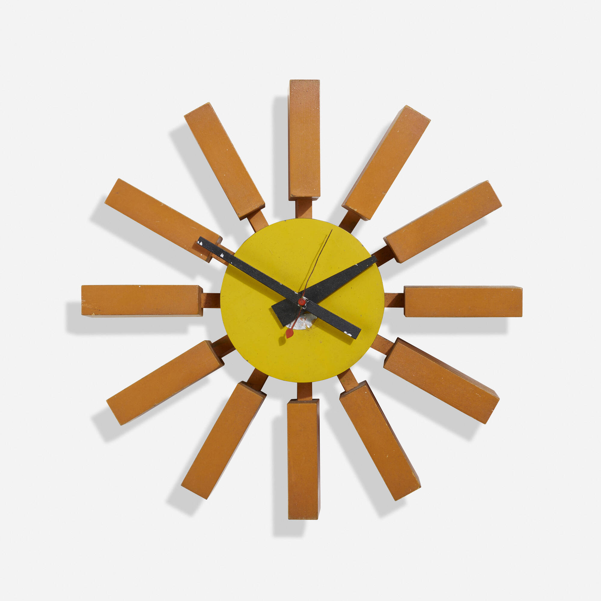 202 1 Herman Miller Vintage December 2023 George Nelson Associates Block Wall Clock Model 2285a From The Clocks Ahead Of Time Series  Herman Miller Auction ?t=1703282027
