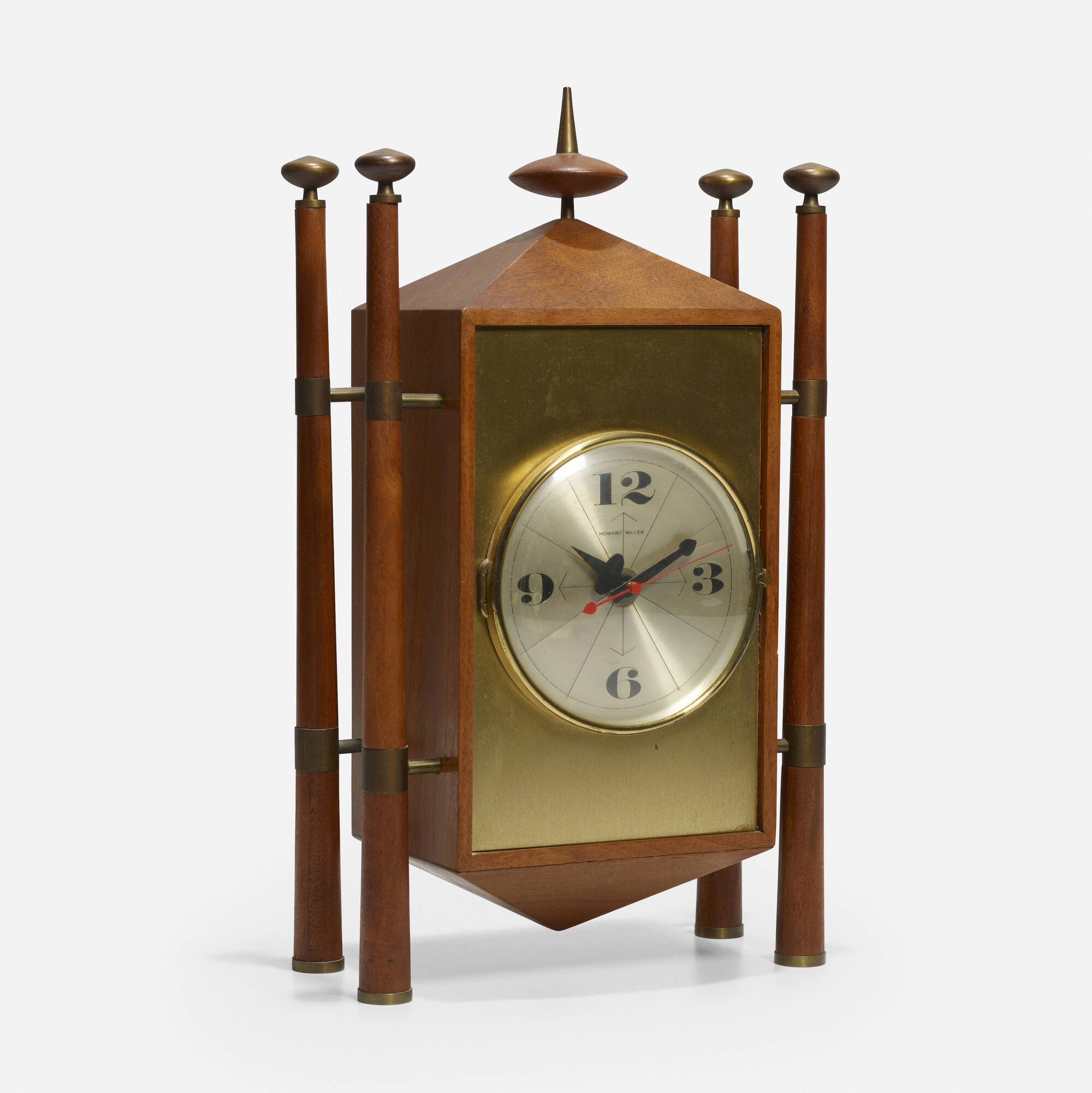George Nelson Brass Clock for Howard Miller – DEN